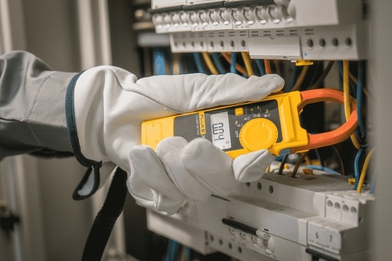 FLUKE301C钳表解决配电柜测量.jpg FLUKE301C钳表解决配电柜测量.jpg